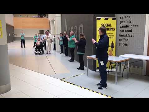 NHSGGC - QEUH Staff Clapping