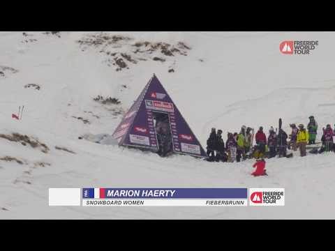 Winning run Marion Haerty - FWT18 Fieberbrunn Austria