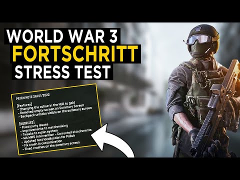 Wie geht es mit dem Spiel World War 3 weiter? Stress Test, Closed Beta und Verbesserungen