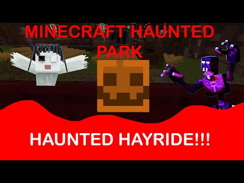 Joell-O - THE HAUNTED HAYRIDE!!!: Minecraft Haunted Park!!!