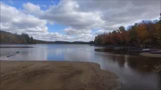 Drone Racing Video - Down Country Trail in Fall