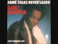 lou rawls some folks never learn 1977