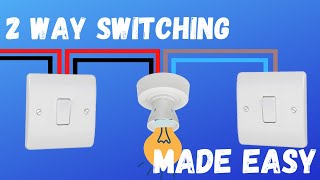 Two Way Switching Explained - How to Wire a light switch 2 Way