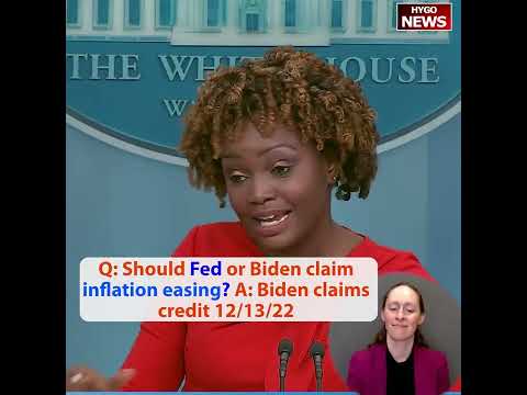 Q: Should Fed or Biden claim inflation easing? A: Biden claims credit