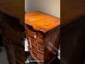 Antique 1850s Italian Baroque Walnut Burl Wood Foyer Or Living Room Side End Table Set