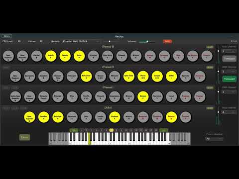 Deadmau5' Strobe intro played on the Aeolus virtual pipe organ synth