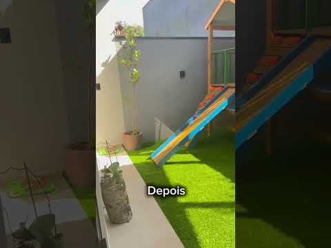 Instalação de Grama Sintética em Playground Infantil | Barra Velha SC | Decor Gramas #playground