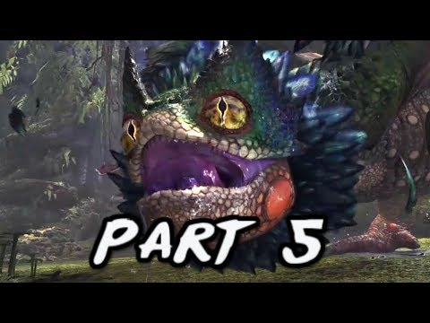 Monster Hunter World Walkthrough Gameplay Part 5 - Pukei Pukei Hunt - (Xbox One)