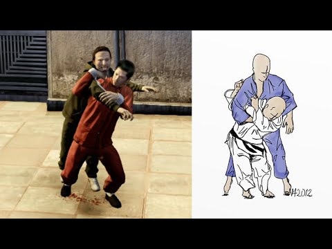 Sleeping Dogs- All Wrestling/Judo throws w REAL examples!