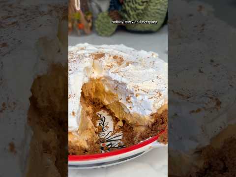 Шифоновый пирог с тыквенным пралине