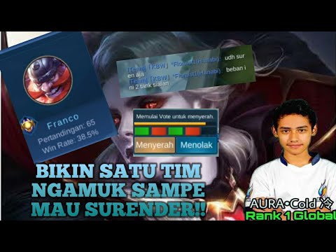 PRANK SI COLD TOP GLOBAL ALUCARD SAMPE NANGIS!!!