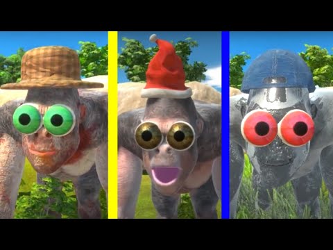 X3 CRAZY GORO BROTHERS VS EVERY FACTION -   ANIMAL REVOLT BATTLE SIMULATOR