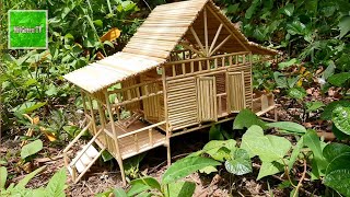 How to make a House with bamboo sticks