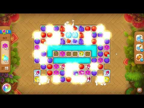 Gardenscapes 864 Level - 13 moves - NO BooSTERS