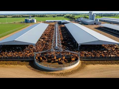 Así Crían 30 Millones de Cabezas de Ganado en EE.UU. – El Modelo Ganadero Más Potente del Mundo