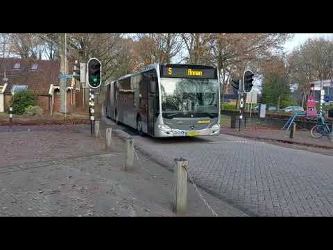 Qbuzz Streekbus 7520 als Qlink Paars Lijn 5 naar Annen Zuid