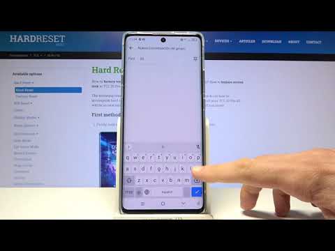 Cómo cambiar el teclado en TCL 20 Pro 5G - teclado español