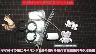 【整理収納】ドッグタグでの機材分類とかガジェット紹介とか後半ラジオ【モノをなくしやすいYouTuber必見】