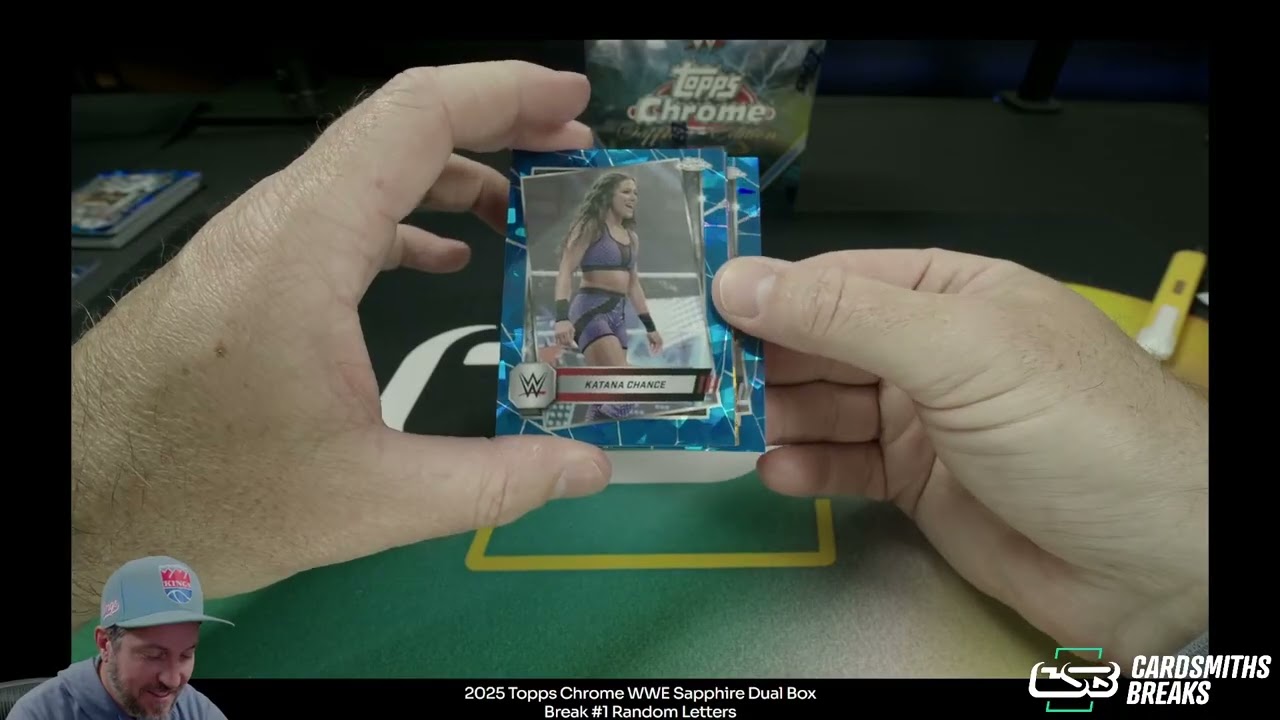 2025 Topps Chrome WWE Sapphire Dual Box Break #1
