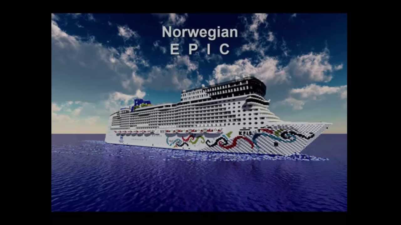 Norwegian EPIC 1:1 Scale Replica [Full-Interior] [+Download] Minecraft Map
