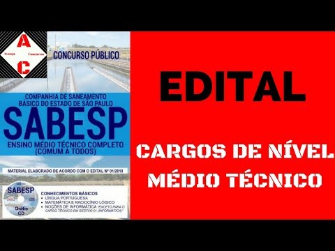Apostila Concurso SABESP 2018 - Cargos de Nível Médio Técnico (COMUM A TODOS)