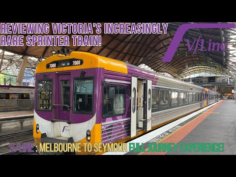 Reviewing Victoria's Increasingly Rare V/Line Sprinter Train Between Melbourne and Seymour!