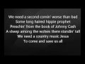 Eric Church - Country Music Jesus with Lyrics