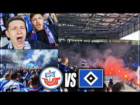 EMOTIONALER LETZTER SPIELTAG! STADIONVLOG: Hansa Rostock - HSV | Fanmarsch & Pyro | Stadion Vlog