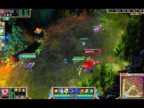 LoL S3 Full Gameplay: Quinn and Master Yi(?) vs. Miss Fortune and Taric