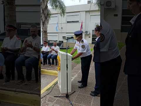 Acto en la jefatura departamental de Policía de Federal E. Ríos, en los 192 años de la policía.