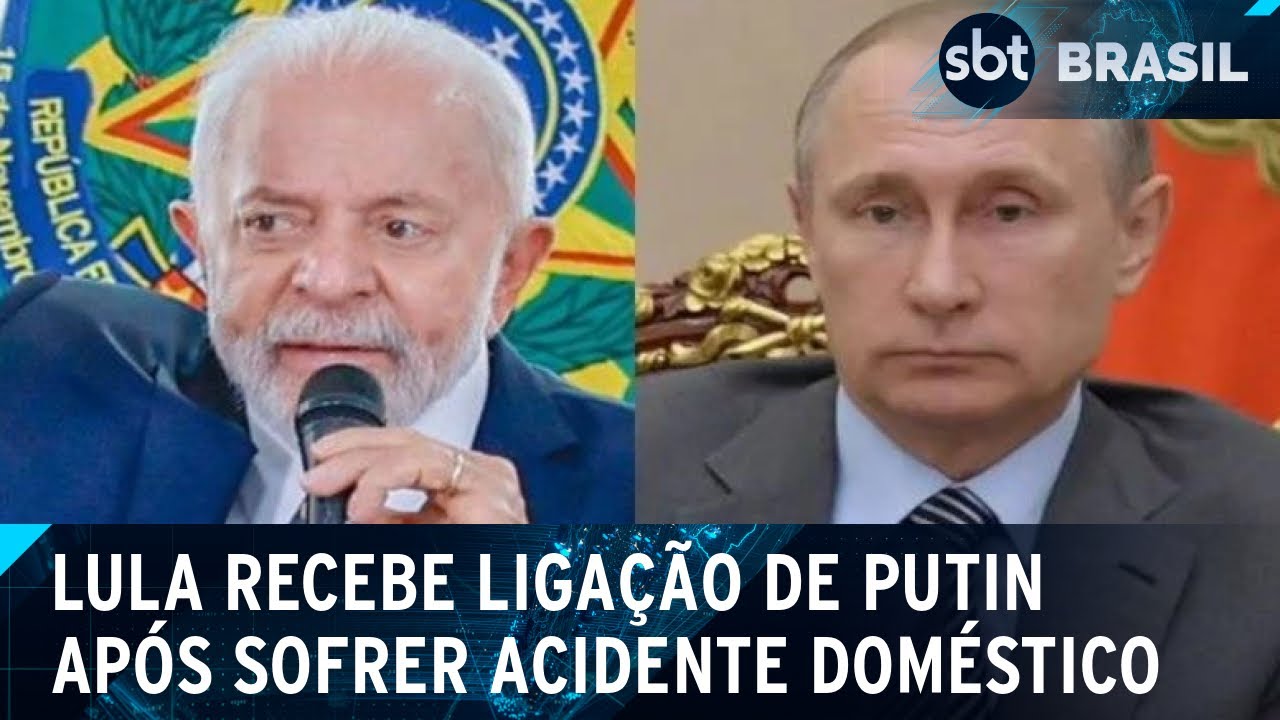 Lula conversa com Putin por telefone após cancelar viagem à Rússia | SBT Brasil (22/10/24)