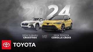 Toyota 2024 Toyota Corolla Cross vs 2024 Subaru Crosstrek