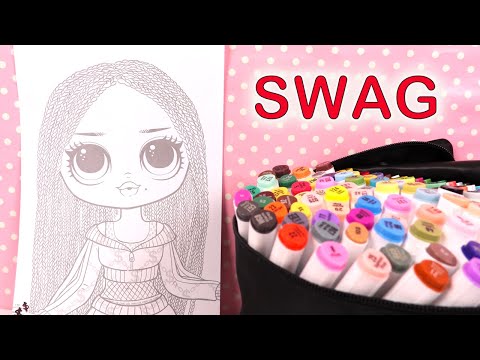 Poupées LOL OMG Swag Coloring Coloriage Kit Activités