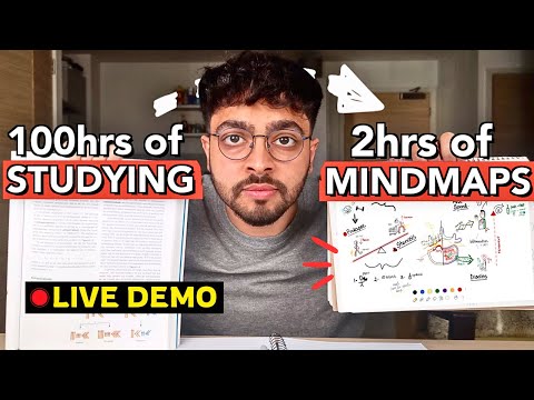 How to Make Notes to Study Effectively (10-min mindmaps for beginners)