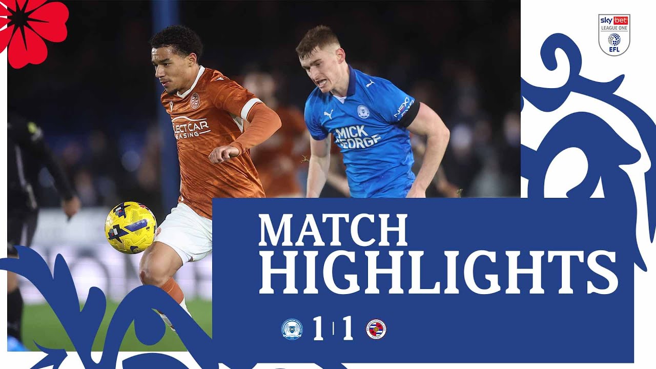 Peterborough vs Reading Highlights & Goals Season 2025/2026