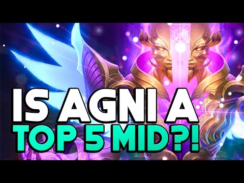 MAYBE AGNI IS A TOP 5 MID LANER!? - Smite