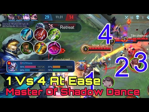 Master Class of All Hayabusa Combos - 1 VS 4 At Ease No Problems