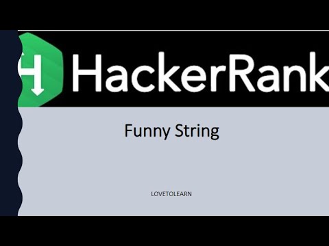 Funny String Hackerrank Solution In Java Hackerrank Lovetolearn Funnystring Funny String