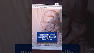 Country music icon Dolly Parton dies at 80; Nashville residents gather to pay respects