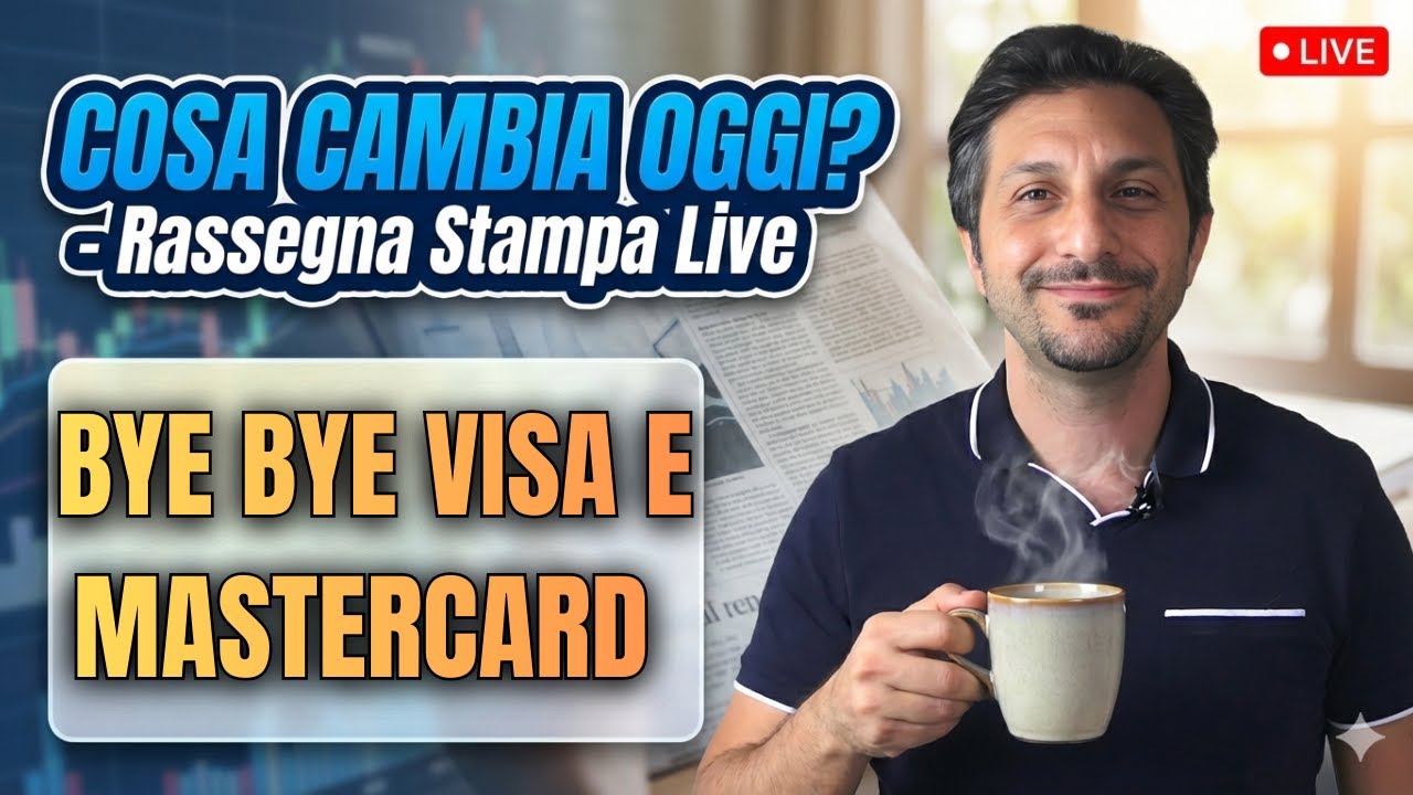 ADDIO VISA E MASTERCARD: L'Europa Ti Farà Pagare Gratis (Dal 2027)