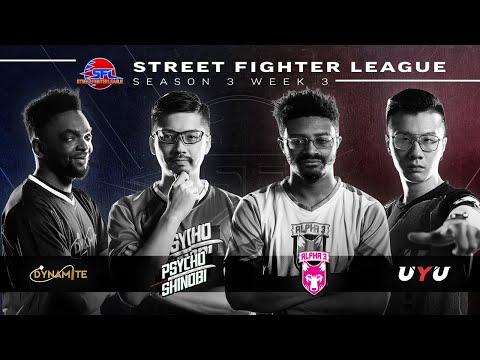 Street Fighter League Pro-US - Psycho Shinobi vs. Alpha 3, Dynamite vs. UYU - Season 3 Week 3