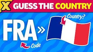 Guess the Country by its 3 Letter Code 🔤🌍