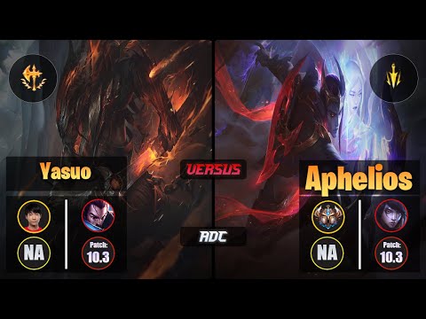 Cody Sun YASUO (ADC) [Conqueror] VS APHELIOS - Challenger NA Patch 10.3
