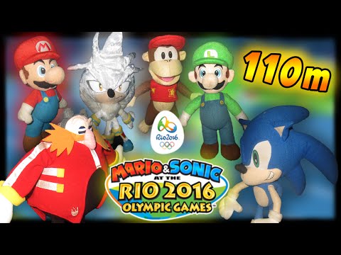 ABM: Mario & Sonic Rio Olympic!! 110m Hundles!! Gameplay Match!!