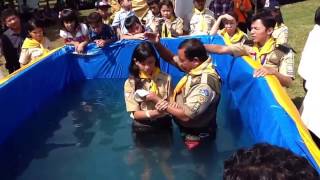 Baptisan 4 Camporee Pathfinder 2013
