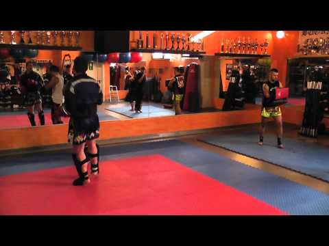 28.07.11 Sparring Rene vs Marcel im Sugambrer Fightclub