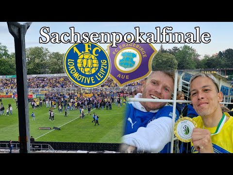 Lok Leipzig v.s Erzgebirge Aue Sachsenpokalfinale #emotionen #lokleipzig #fussball #leidenschaft
