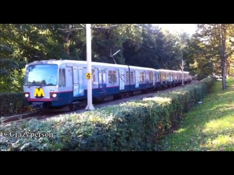 RET Metro Type T Romeynshof Aankomst Lijn A in Rotterdam naar Schiedam Centrum
