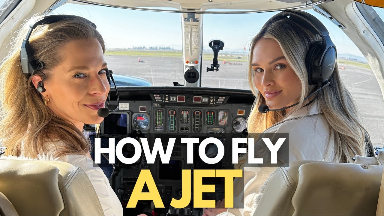 How to fly a Jet! Full lesson and cockpit view! Napa trip ✈