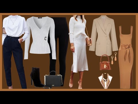 CONJUNTOS DE ROPA SENCILLOS Y ELEGANTES PARA LUCIR EN NAVIDAD Y AÑO NUEVO /COMBINACINES ELEGANTES